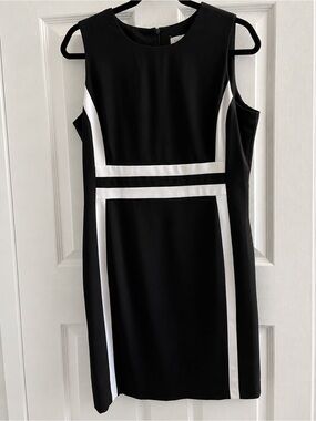 Calvin Klein Black and White Dress